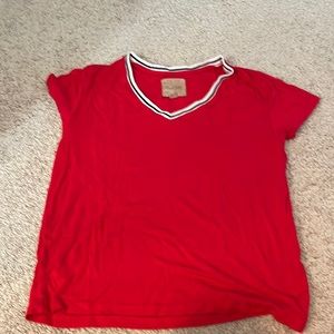 Red tee